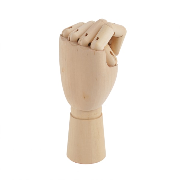 Kvinnor Hand Kroppskonstnär Modell Ledad Träskulptur Skyltdocka Trä (#3)
