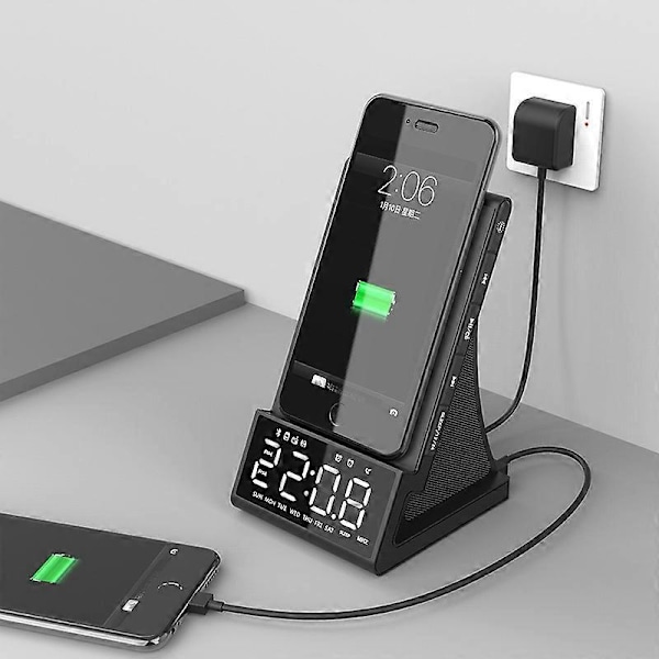 2025 Egnet Ur Bluetooth LED Telefonholder