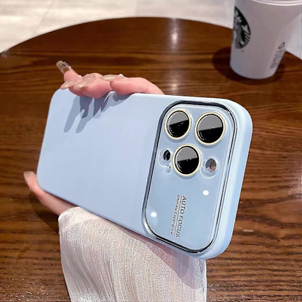 Lämpligt för enfärgat silikon iPhone15 mobilskal iphone13