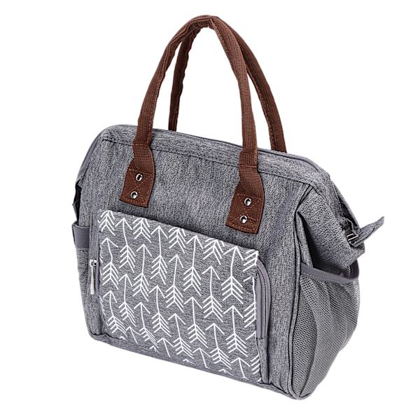 Lunch Bag Premium Polyester Vattentät Bärbar Lätt Stor Kapacitet Bred Applikation Kvinnors Lunchlåda