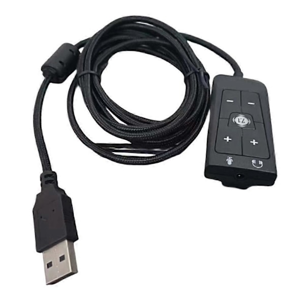 Päivitä kuulokemikrofonisi USB-ulkoisella äänikortilla 3,5 mm:ksi Black29