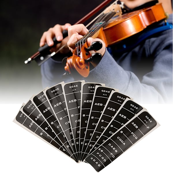 Viulutarra Musta Sininen Otelauta Opas Aloittelijoille Musiikki-instrumentin TarvikkeetBC01 4/4 Musta
