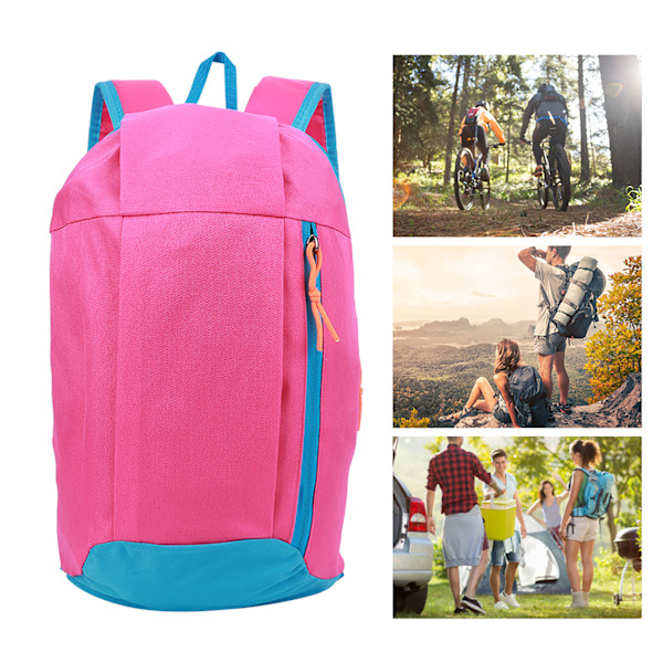 Sports Ryggsäck Unisex Packable Resor Utomhus Nylon Camping Vandring Cykling RyggsäckRosa