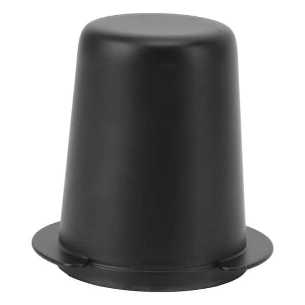 Kaffedoseringskopp i rustfritt stål Universal svart pulverfeste for kaffemaskin 51 mm