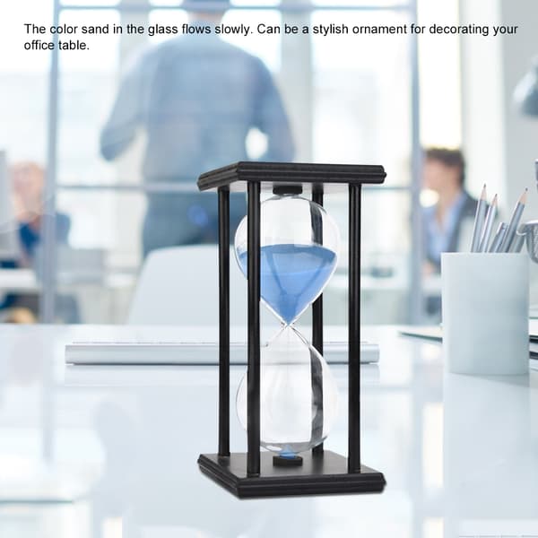 Timeglas 30 minutter Træ Sand Glas Timer Ur Mode Gaver Hjemmekontor Skrivebordsindretning