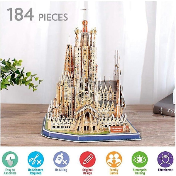 National Geographic 3D Puzzle Arkitekturmodel