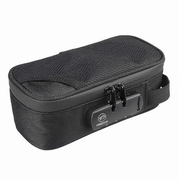Odor-free lockable storage bag for safe and discreet organization Orange