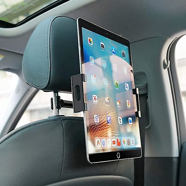 Auton tablettiteline, niskatuki tablettiteline - Universaali teline 4,7\" - 13\" tableteille, iPad Pro 9.7/10.5/11/12.9, Air Mini 2 3 4, iPhone, Galaxy Tab - Re