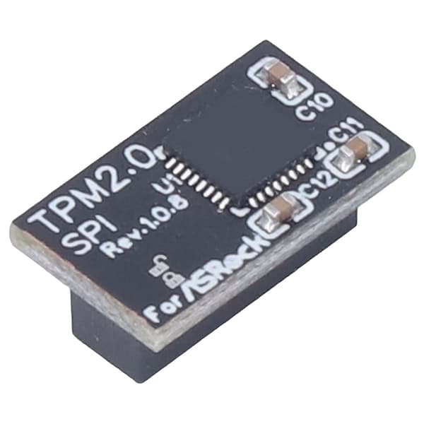TPM2.0 Modul 14 Pin SPI Fjernkort Kryptering Sikkerhetskort for Asrock Hovedkort