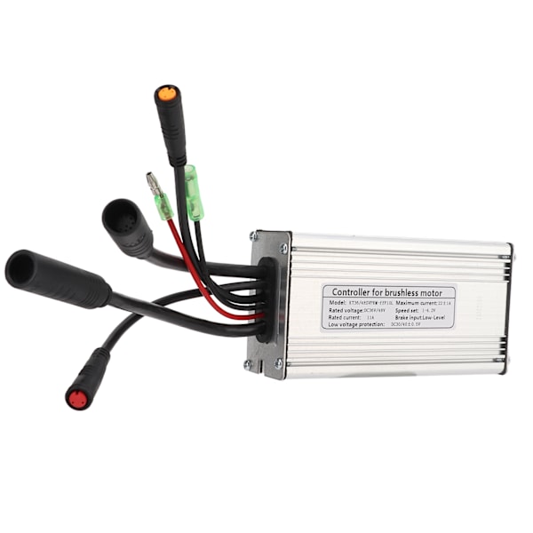 Elektrisk cykel 36V/48V 22A Sine Wave Controller 9mnd med lyslinje til 500W motor