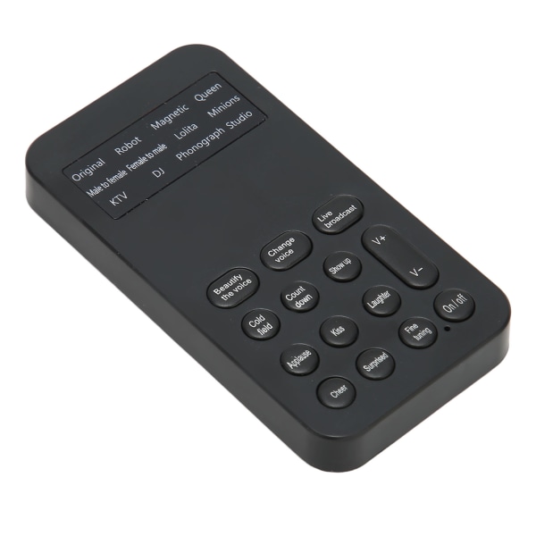 Voice Changer Håndholdt Mini Voice Changer Device 8 Sound Effects Machine for Phone Calling Gaming