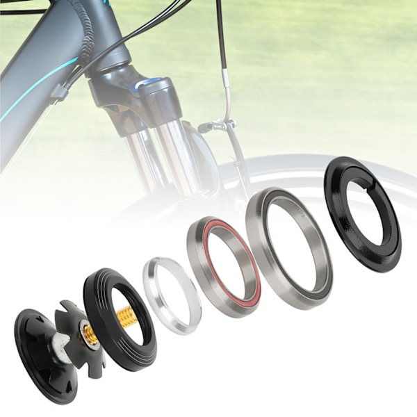 42 mm/1,7 tommer 52 mm/2 tommer Mountainbike tilspidset lige rørgaffel Headset lejetilbehør