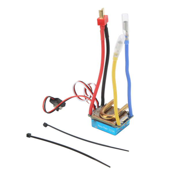 Brushed ESC Water Cooling 1 to 1 320A T Head 2 Way 3 Operation Modes RC Boat ESC Speed Controller Boxed for Ship Model