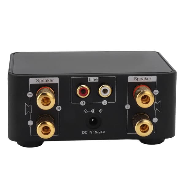 Mini Amplifier 50W Bluetooth 5.0 DC9V‑24V Class D Home HiFi Stereo Amplifier for Computer Mobile Phone 0.4