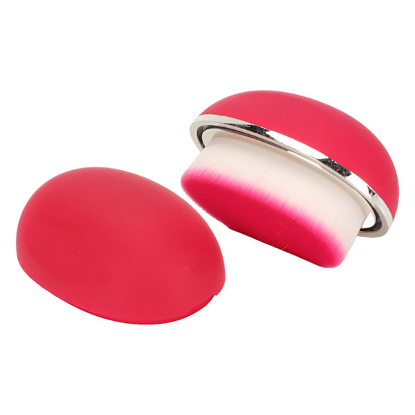 Flad top makeup børste gås æg formet ren porer ansigt vask enkelt flad top børste til kosmetik