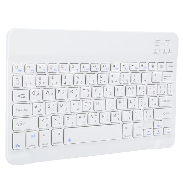 Tastatur 10 tommer Ultratynn Trådløs for Bluetooth Intelligent Datatilbehør (Arabisk)
