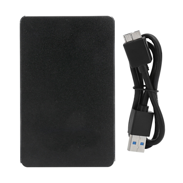 Yvonne 2,5 tommers USB3.0 harddisk, bærbar ekstern mobil HDD datamaskintilbehør, svart, 320 GB