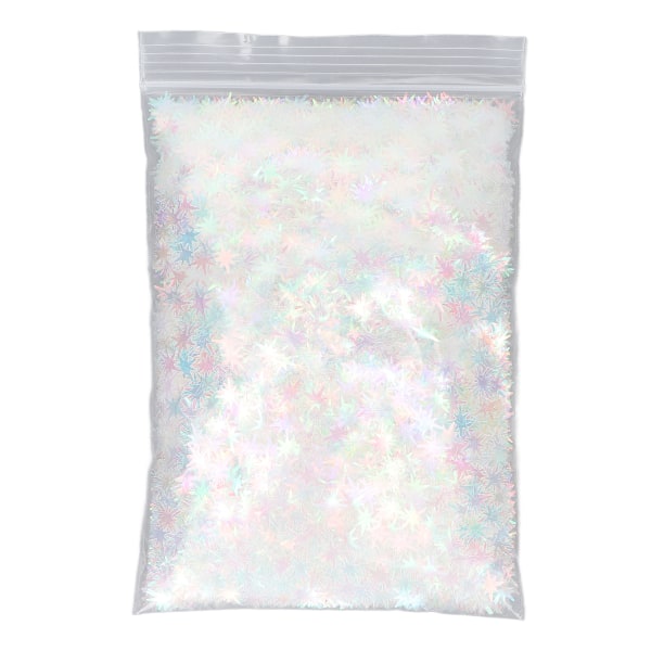 Nail Glitter Pailletter Hjemmesalon DIY Farverige Shiny Nail Art Palliette Flakes Dekorationer 1,8 oz
