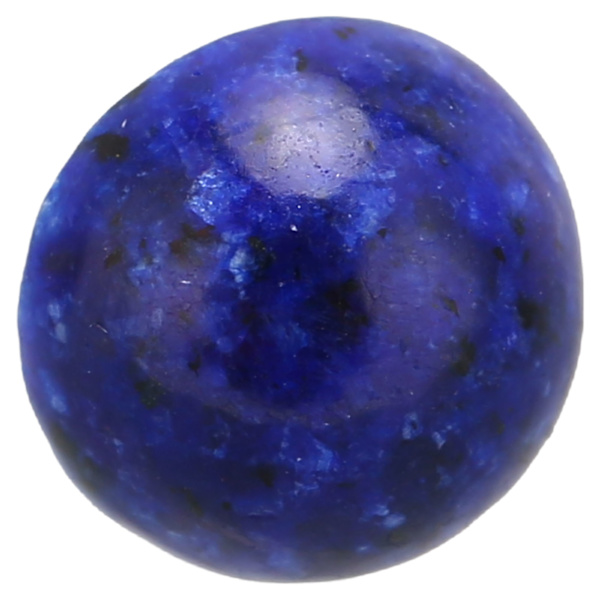 20 st Lapis Lazuli Cabochon sten halvrunda pärlor 8 mm platt bakre cover för gör-det-själv