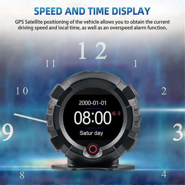X95 GPS bilinklinometer med digitalt Head-Up Display