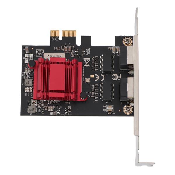 PCIe X1 Netværkskort Professionel RJ45 Dobbelt Port PCIe Gigabit Ethernet Server Adapter til Desktop PC Computer