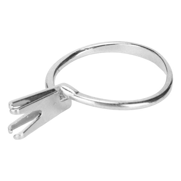 Ring Blank Support 4 Claw Form Visuellt Stål Ring Spring Prong Tool för juvelerare Silver