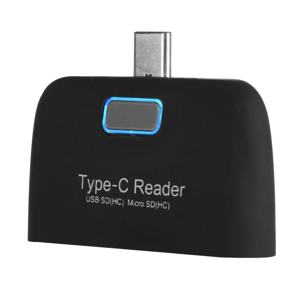 Aluminiumlegering Typ C TF Minneskortläsare till USB OTG Hub Adapter för Macbook Phone Tablet