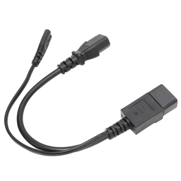 IEC320 C14 han til C13 C7 hun strømledning Vandtæt IEC320 strømkabel til projektorer 100‑250V 32cm