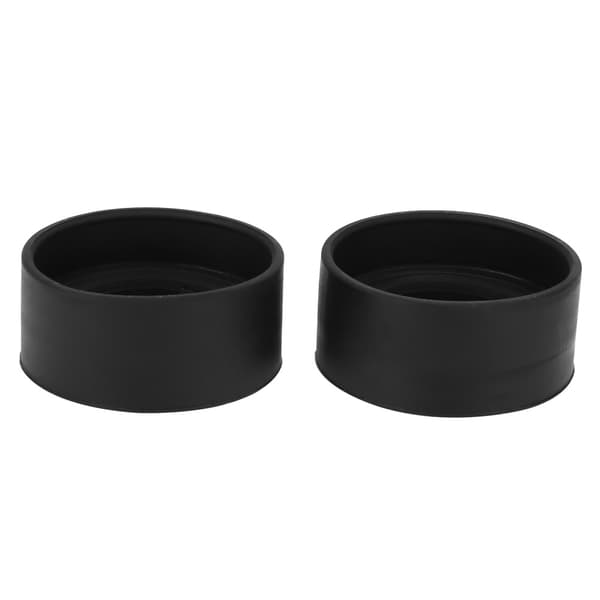 2 stk. 36 mm diameter gummiokulardeksel tilbehørsbeskyttelse for stereomikroskop (flat vinkel)