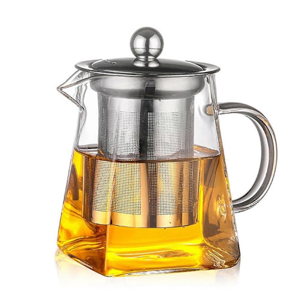Glastekande Sæt Varmebestandig Eksplosionssikker Tekande Til Kaffebrygning 650ml