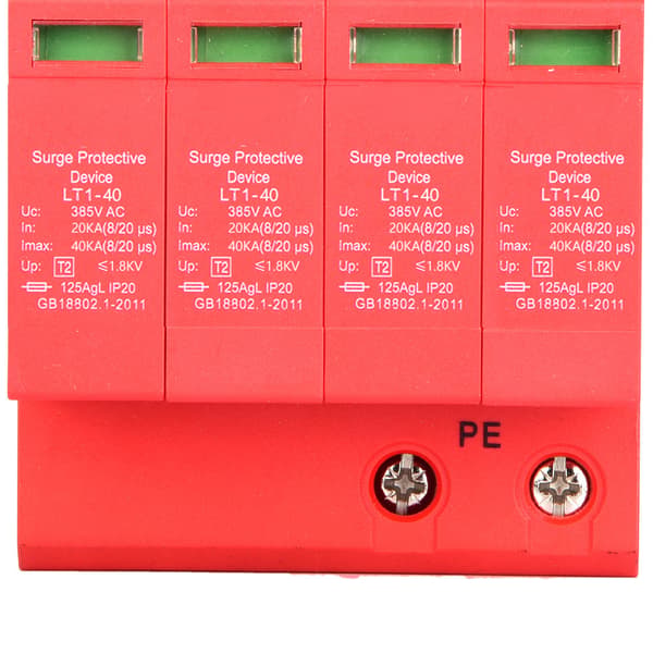 4P 40KA 385V Husoverspenningsvern Lavspenningsavleder 20A
