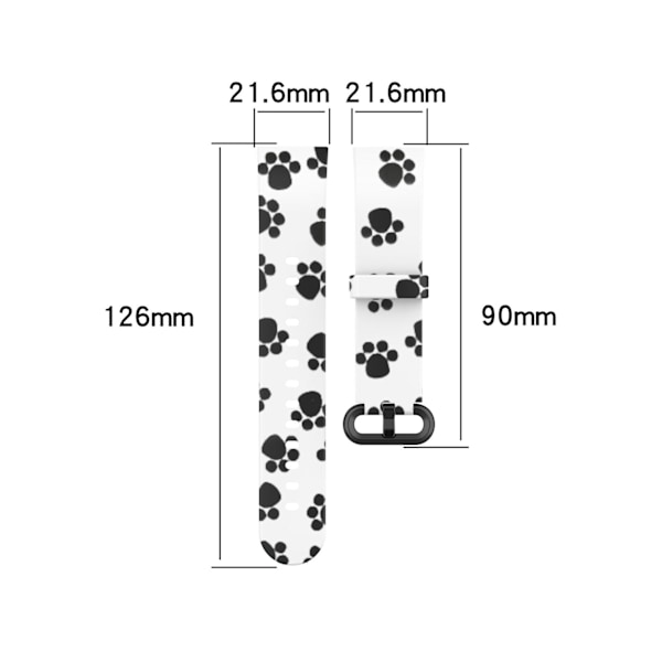 Ersättningsarmband med tryckt silikonarmband kompatibelt med xiaomi mi Watch Lite för Redmi Watch Lite Smart Watch