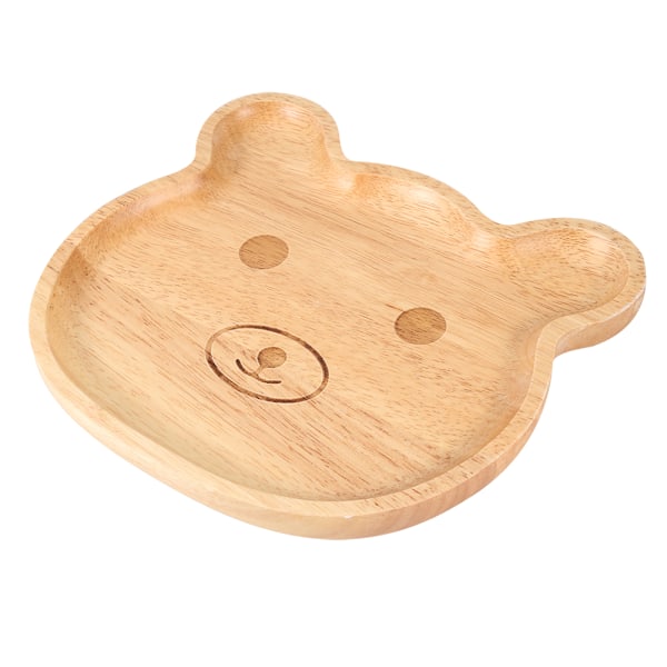 2 stk. Cartoon Bear Træ Cookie Candy Bakke Snacks Frugter Plader Holder Dekoration