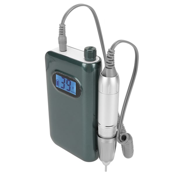 40000 RPM Nagelborrmaskin CW CCW Rotation Värmeavledning Elektrisk spikslipmaskin Mörkgrön