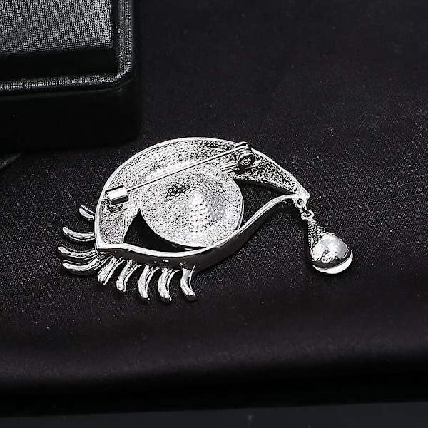 Angel Tear -kivillä koristeltu rintaneula - Elegantti huivi- ja soljenpidike naisille