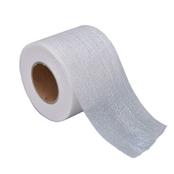 Symphony Ribbon Gradient Julband Rulle DIY Hemmagjorda Barnbåge Hårprydnad Tulle Rulle Vit
