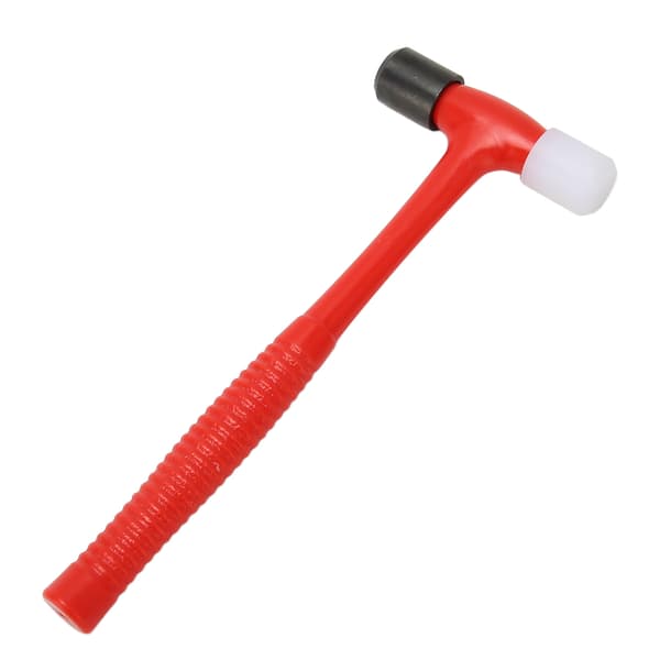 Plastik Dobbelthovedet Hammer Mini Blød Plastik Hammer til Smykker Ur Reparation