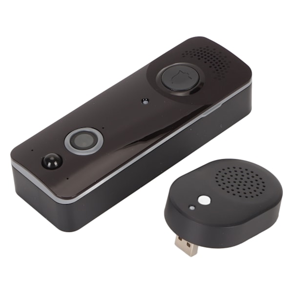 Video Dörrklocka 2 Vägs Ljud HD Video Natt Vision Dörrklocka Kamera Trådlös Smart WiFi Video Dörrklocka Inomhus Utomhus Övervakning