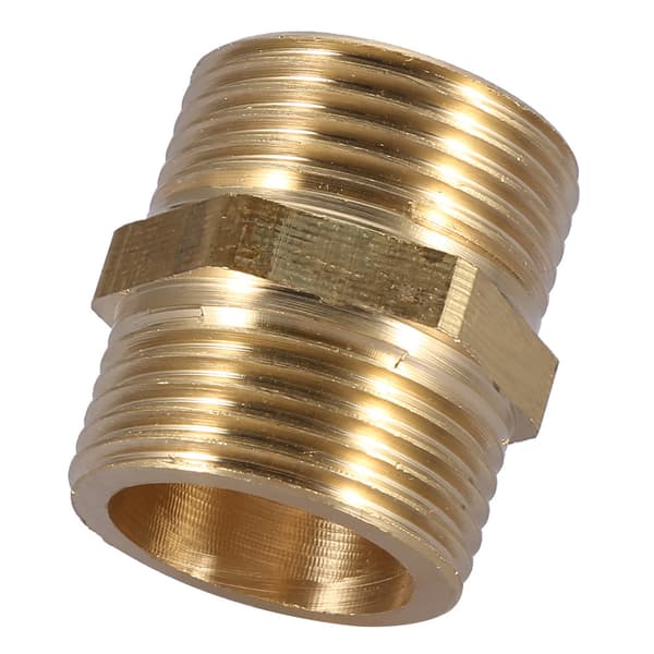 G1” Messing Rørfitting Hex Nippel Vandrørsforbindelses Tilbehør (intensivering)