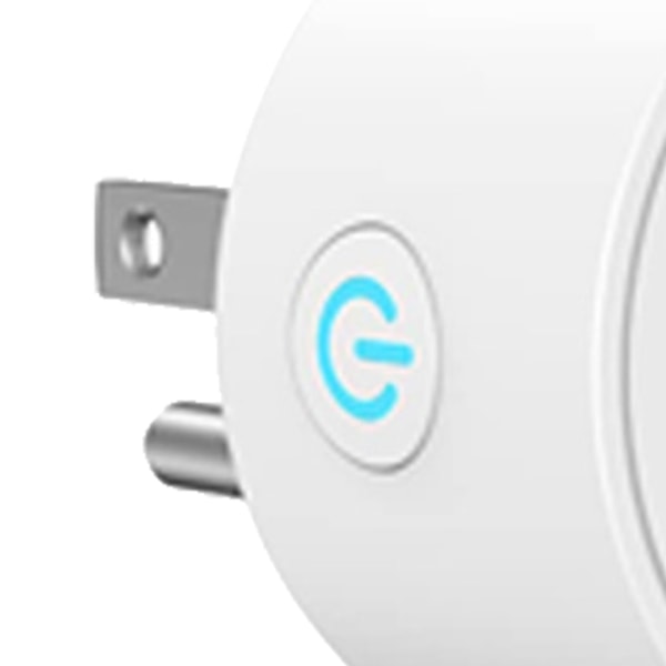 Smart Plug Fjernbetjening Stemmestyring US Smart Home WiFi-stikkontakt til hjemmet Hotel 10A 100V-240V Hvid