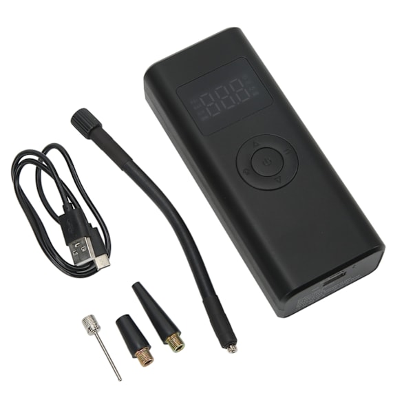 Langaton rengaspainepumppu LED-digitaalinäytöllä, kannettava USB C -portin lataus, 150 PSI:n tehokas rengaspumppu moottoripyörille