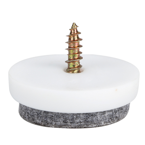 50 st halkfria möbelfötter dynor filt spik för bord soffa stolsben golvskydd (28 mm)