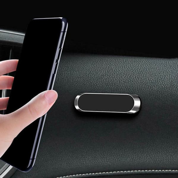 Magnetisk biltelefonhållare i remsform, magnetfäste för smartphone