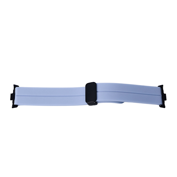 Klockarmband Klockarmband Silikon Magnetisk Fällbar Flexibel Vattentät Klockarmband för Mi Band 8 Pro Lila