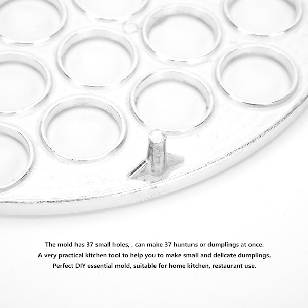 Hushålls DIY Aluminiumlegering Dumpling Form Verktyg Dumplings Maker Köksredskap Silver