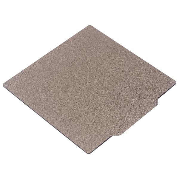 PEI stålplate Sterk adhesjon Varmebestandig Dobbeltsidig magnetisk fjærstålplate for CR10 CR10S 310 X 310mm