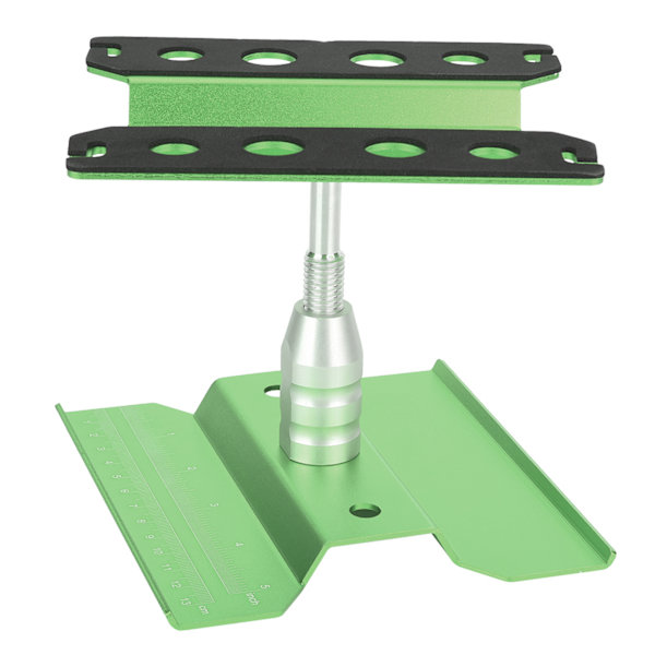 Rotationsreparationsstations-samleplatform-arbejdsstander til 1/8 1/10 RC-modelbil (grøn)
