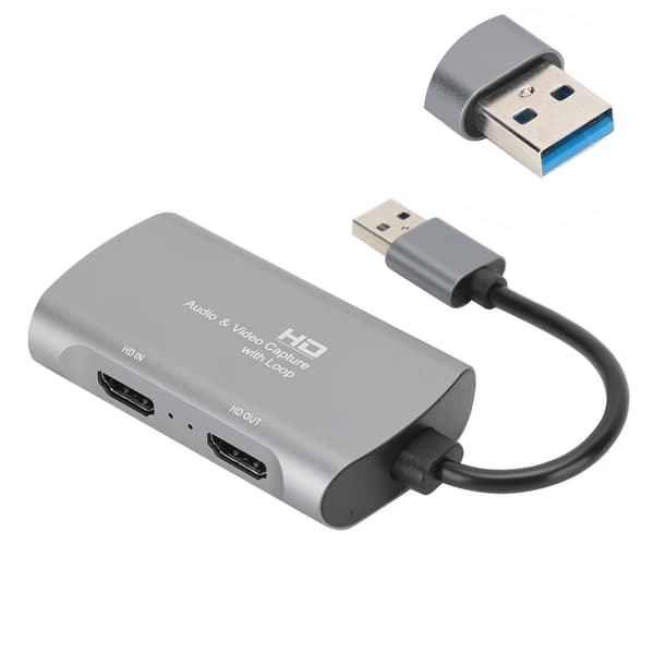 Z31 1080P ljudvideofångstkort HDMI/F till HDMI/F+ USB2.0/M stöder lokal loop out
