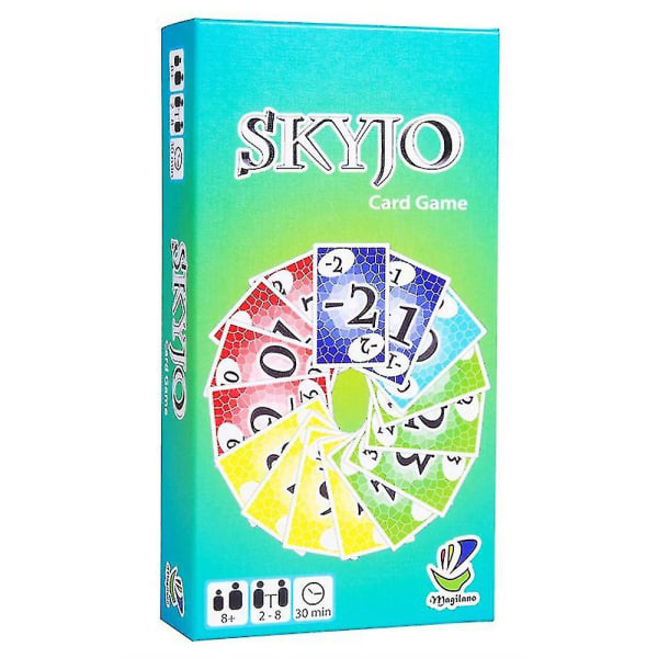 Skyjo Action Card Game Familiefest Brettspill Underholdning