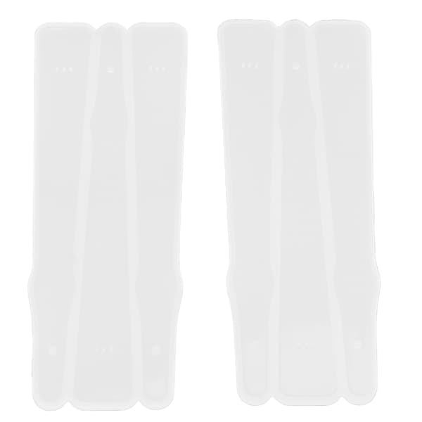 2 stk. silikoneform bærbar DIY krystal epoxy lige ventilator silikoneform gave dekoration